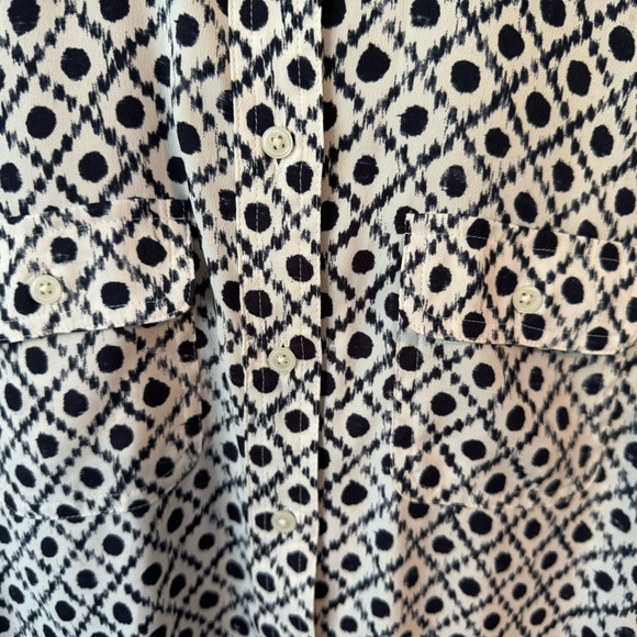 Loft Polka Dot lightweight Shirt Dress - Picture 5 of 5